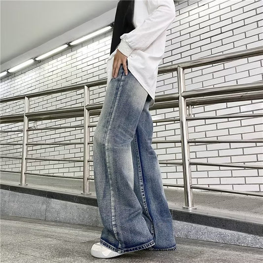 Retro Washed Flared Jeans