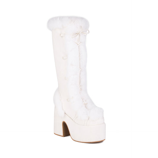 Fur Boots Platform Platform High