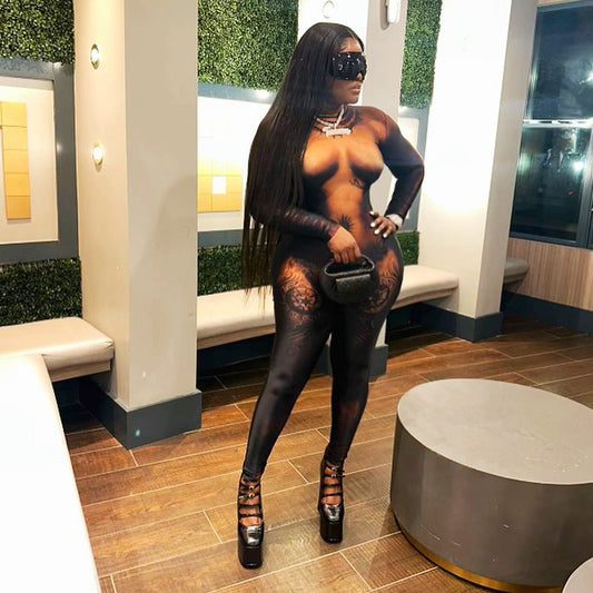 Digital Print Body Suit