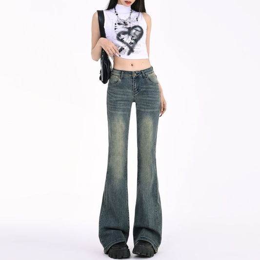 Hot Girl Loose Retro Skinny Jeans